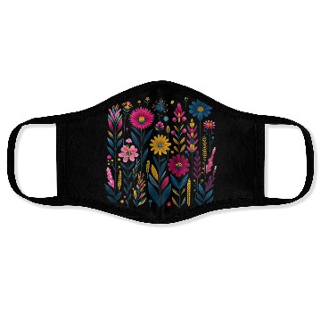 Discover Wildflower Vintage Summer Premium Face Masks