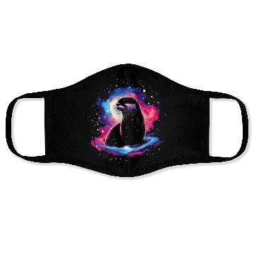 Discover Cool Galaxy Graphic Space Art Face Masks