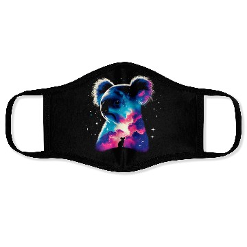 Discover Cool Galaxy Graphic Space Art Face Masks