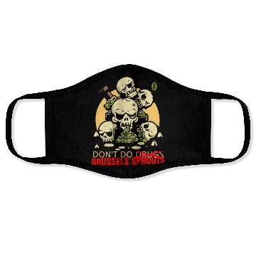 Discover Disgusting Vegetable Skulls: No Brussels Sprouts Face Masks