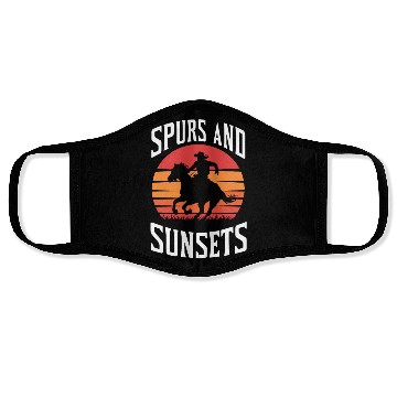 Discover Cowboy Lifestyle Western Theme with Horses and Face Masks