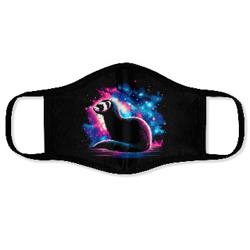 Discover Cool Galaxy Graphic Space Art Face Masks