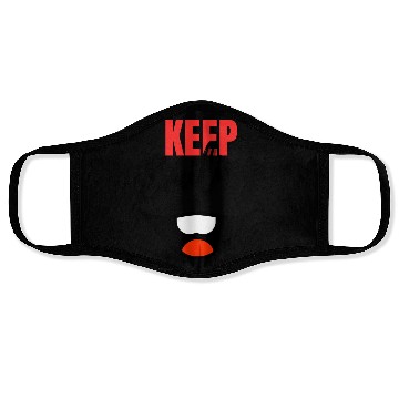 Discover Keep Smiling - Big Smile, joyful design Face Masks