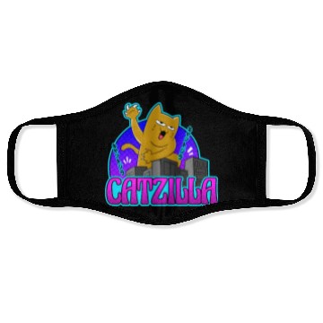 Discover catzilla Face Masks