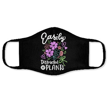 Discover Gardening Plants Gardener Face Masks