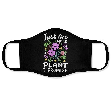 Discover Gardening Plants Gardener Face Masks