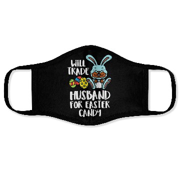 Discover Womens Will Trade Husband Easter Candy Bunny Choco Face Masks