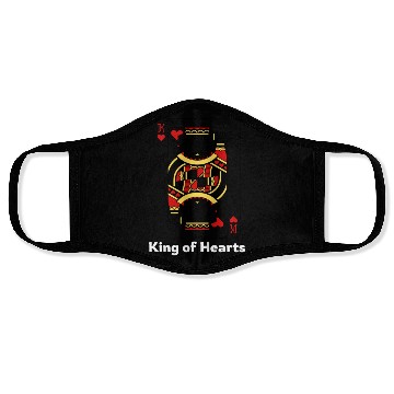 Discover King of Hearts Face Masks