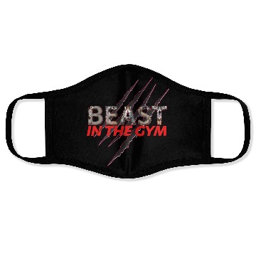 Discover BEAST IN THE GYM Face Masks