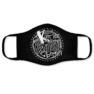 Discover Let Kindergarten Adventure Begin Teacher Face Masks