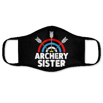 Discover Archery Sister Archer Bow And Arrow Sis Face Masks