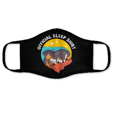 Discover Funny Bernese Dog Sleeping Official Sleep Face Masks