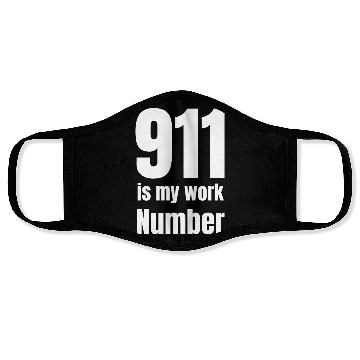 Discover 911 Is My Work Number Dispatcher First Responders Face Masks