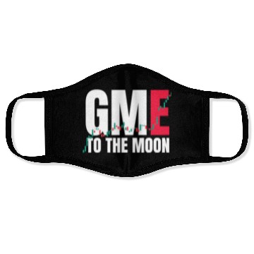 Discover GME To The Moon Face Masks
