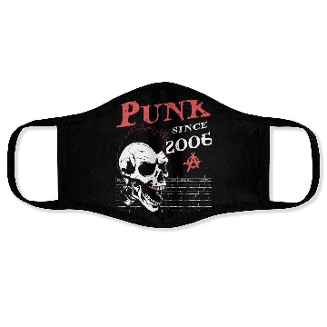 Discover 18 Years Old and Still Punk, Punks Not Dead, Punk Face Masks