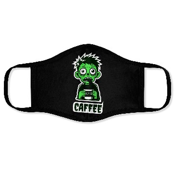 Discover Zombie Coffee Lovers Face Masks
