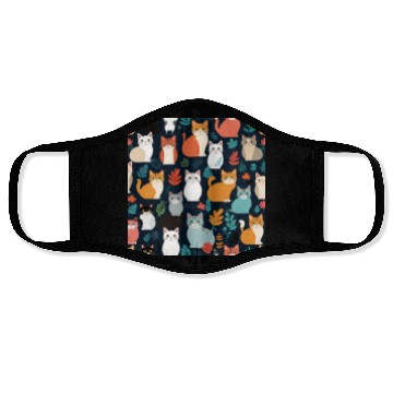 Discover Catty Camouflage Face Masks