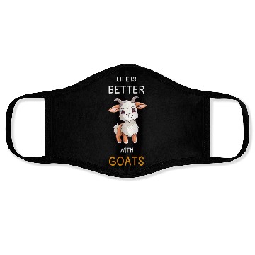 Discover Goat Lover Life Better Face Masks
