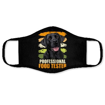 Discover Labrador PROFESSIONELL FOOD TESTER Funny Face Masks