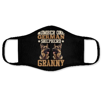 Discover German Shepherd NUMBER ONE SHEPHERD GRANNY Face Masks