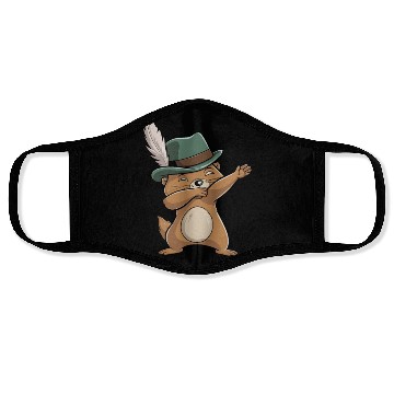 Discover Groundhog Marmot for a Marmot lover groundhog fan Face Masks