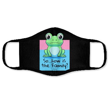 Discover "How's the Family?" Asks a Friendly Frog Face Masks