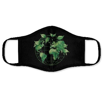 Discover World Environment Face Masks