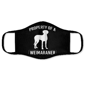 Discover Weimaraner Dog Owner Humor Funny Weimaraner Lover Face Masks