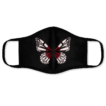 Discover Japanese Butterfly Lover Funny Design Face Masks