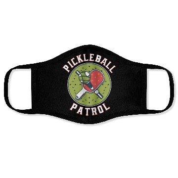 Discover Pickleball Patrol Face Masks