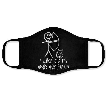 Discover Archery Cat Long Bow Archer Compound Bow Face Masks