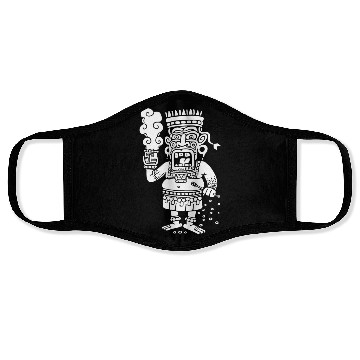 Discover Maya God Mayan Mythology Buluc Chabtan Face Masks