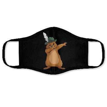 Discover Groundhog Marmot for a Marmot lover groundhog fan Face Masks