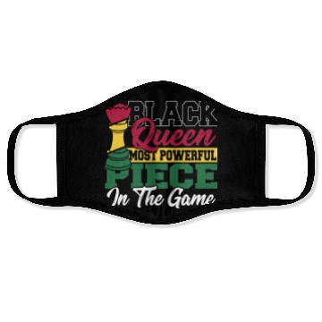 Discover Black Queen Most Powerful Piece African American Face Masks