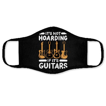 Discover Guitars Guitar player Guitarist Face Masks