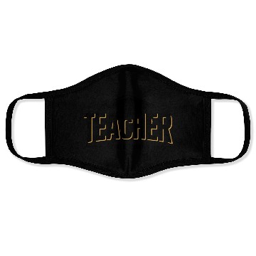 Discover Teacher School Profession Schoolteacher Face Masks