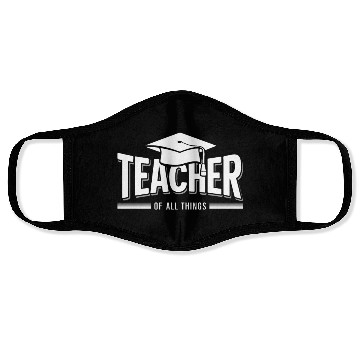 Discover Teacher School Profession Schoolteacher Face Masks