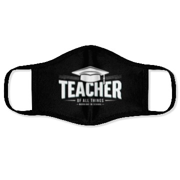 Discover Teacher School Profession Schoolteacher Face Masks