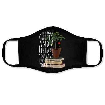 Discover Garden and Library Face Masks
