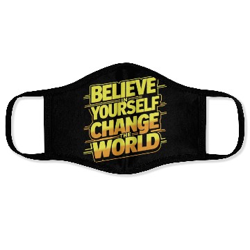 Discover Motivational Quotes Face Masks Design