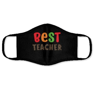 Discover best Teacher ever Face Masks