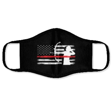 Discover America USA Flag Archery Face Masks