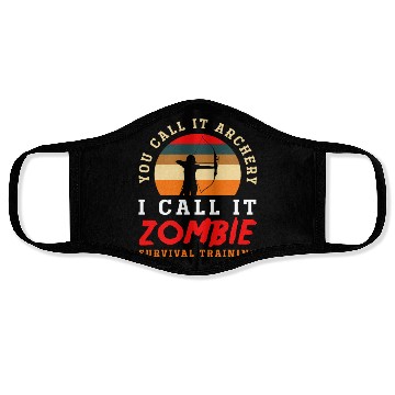 Discover Bow Retro Hobby Zombie Archery Face Masks