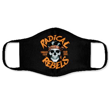 Discover Skull Radical Rebels Embrace Your Edge Face Masks