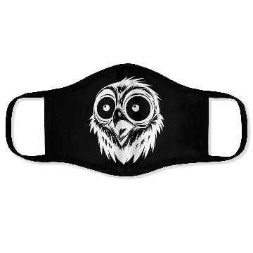 Discover Scared Horror Bird Drawing Face Masks