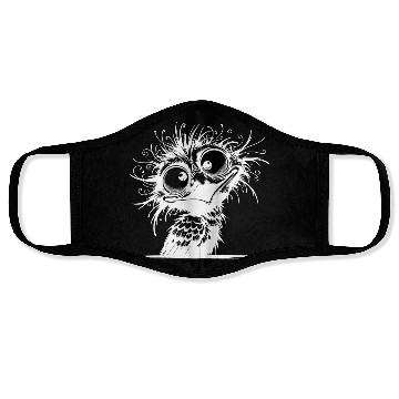 Discover Funny Weird Crazy Bird Face Masks