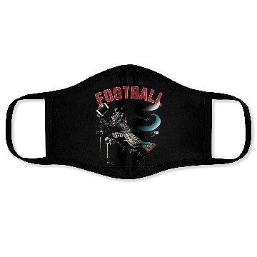 Discover Fantasy Football Samurai Face Masks