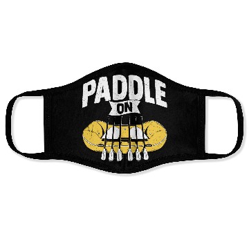 Discover Paddle On Rafting White Water Face Masks