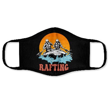 Discover Rafting White Water Paddling Face Masks