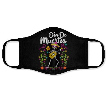 Discover Dia De Muertos Death Skeleton Commemoration Face Masks
